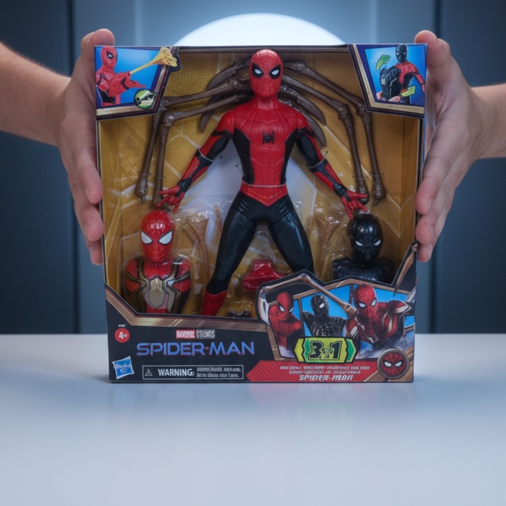 Hasbro Spider-Man Action Figure Set - Red and Black